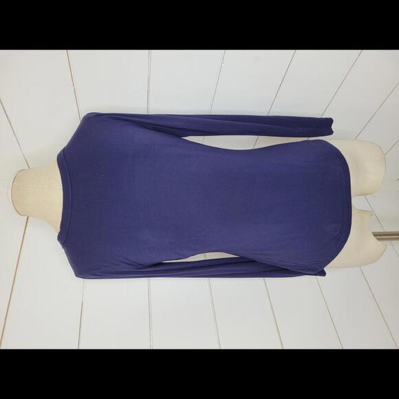 VERSONA medium blue unbelievably soft and stretchy tee shirt - Picture 2 of 5